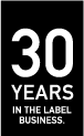 30 years in the label business